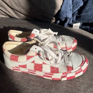 Leather opening ceremony x vans checkered daisy